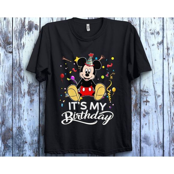 Gildan Other - Disney Mickey Mouse Its My Birthday Unisex Gift Tshirt